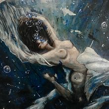 My project for course: Oil Painting: Water and the Human Figure. Un proyecto de Bellas Artes, Pintura, Pintura al óleo y Dibujo anatómico de willie jimenez - 11.04.2024