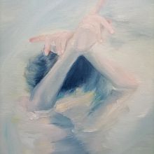 My project for course: Oil Painting: Water and the Human Figure. Un projet de Beaux Arts, Peinture, Peinture à l'huile , et Dessin anatomique de bejuleo1 - 13.04.2024