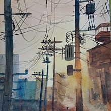 My project for course: Expressive Watercolor Painting: Create Compelling Illustrations. Fine Arts, Painting, and Watercolor Painting project by Kate - 04.13.2024