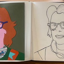 A delve into a self portrait illustration using paper collage. Un proyecto de Sketchbook, Collage y Papercraft de Debbie McCart - 13.04.2024