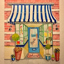 My project for course: Watercolor Urban Illustration: Portray your City. Painting, Drawing, Watercolor Painting, and Architectural Illustration project by Minka - 03.14.2024