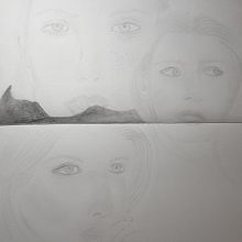 Meu projeto do curso: Caderno de retratos: explore o rosto humano. Un projet de Esquisse , Dessin, Dessin de portrait, Dessin artistique , et Carnet de croquis de Ana Lucia Kroeff Vieira - 15.04.2024