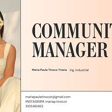 Mi proyecto del curso: Introducción al community management. Social Media, Digital Marketing, Content Marketing, Facebook Marketing & Instagram Marketing project by Maria Paula Tinoco Triana - 04.15.2024