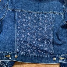 Upcycled denim jacket  Ein Projekt aus dem Bereich H und werk von Greta - 15.04.2024