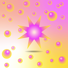 Exercício de aplicação de gradiente e cor no curso de Adobe Illustrator no Domestika com o professor Gilian Gomes em 2024.. Un proyecto de Diseño, Diseño gráfico, Teoría del color e Ilustración vectorial de Kawan Rodrigues dos Santos - 14.04.2024