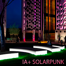 SCULPTURE FURNITURE DESIGN SOLARPUNK_ URBAN etc.... Architecture, 3D, Artificial Intelligence, and Product Design project by Laura Lidia Rosa - 04.15.2024