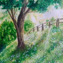 Meu projeto do curso: Paisagens de sonhos com aquarela: pintura com luz. Un projet de Peinture , et Aquarelle de Nayara Guimarães - 11.04.2024
