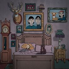 The Haunted Guest Room | Creating a Compelling Animated Illustration in Adobe Fresco. Projekt z dziedziny  Animacja, Animacje 2D, Ilustracja c, frowa, R, sunek c i frow użytkownika Mary Shaak - 13.04.2024