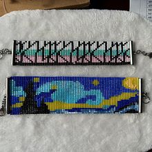Mi proyecto del curso: Diseño de accesorios con cuentas: teje patrones elegantes Ein Projekt aus dem Bereich Erweiterungsentwicklung, H, werk, Schmuckdesign und Weben von Betzabe Rojas - 16.04.2024