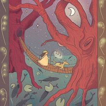 My project for course: Forest Fantasy Illustration in Procreate & Photoshop. Un progetto di Illustrazione digitale, Illustrazione infantile e Disegno digitale di gillianhibbs - 16.04.2024