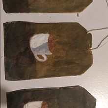 My project for course: The Art of Tea Bag Painting. Un progetto di Belle arti, Pittura, Pittura ad acquerello e Pittura gouache di Sabine Bonte - 16.04.2024