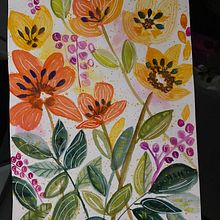 My project for course: Artistic Floral Watercolor: Connect with Nature. Un progetto di Illustrazione tradizionale, Pittura, Pittura ad acquerello e Illustrazione botanica di kylie_gayford - 17.04.2024