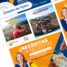 Flyers Digitales - Varios. Un proyecto de Diseño, Diseño digital, Diseño gráfico, Marketing Digital, Publicidad y Redes Sociales de Odilio Vásquez Coquinche - 17.04.2024