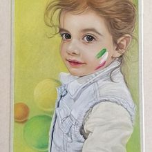 Il mio progetto del corso: Ritratto realistico con matite colorate Ein Projekt aus dem Bereich Traditionelle Illustration, Bildende Künste, Bleistiftzeichnung, Zeichnung, Porträtzeichnung, Realistische Zeichnung, Artistische Zeichnung und Zeichnen mit Buntstiften von Angela Della Malva - 17.04.2024