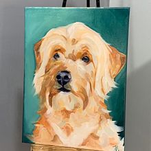 Mi proyecto del curso: Retrato realista de mascotas con pintura al óleo. Projekt z dziedziny  Sztuki piękne,  Malarstwo, Malarstwo olejowe, Ilustracja naturalist i czna użytkownika Jorge Miguel Lobo Pérez - 17.04.2024