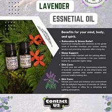 Buy 100% Pure Lavender Essential Oil. Un proyecto de Publicidad, Diseño de producto e Ilustración botánica de Miracle Botanicals Essential Oils - 18.04.2024