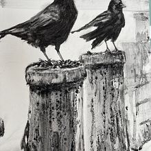 My project for course: Animal Illustration with Charcoal and Ink. Fine Arts, Drawing, Ink Illustration, and Naturalistic Illustration project by Persephone Whiffen - 04.18.2024