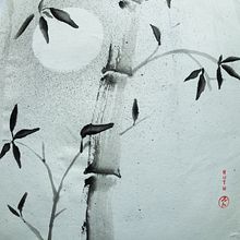 Mein Abschlussprojekt für den Kurs: Einführung in die Sumi-e-Malerei . Traditional illustration, Fine Arts, Painting, Drawing & Ink Illustration project by Ruth - 04.18.2024