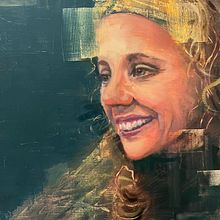 My project for course: Contemporary Oil Portraiture. Een project van Traditionele illustratie,  Beeldende kunst, Schilderij y  Olieverfschilderij van samanthajtodd - 18.04.2024