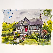 Lost houses of Vancouver. Un progetto di Pittura ad acquerello e Illustrazione con inchiostro di Lindsey lind - 18.04.2024