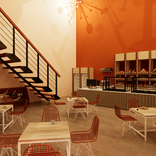 Panadéria Victoria. Interior Architecture & Interior Design project by pacomedinagar - 04.19.2024
