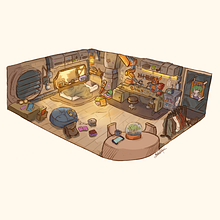 Meu projeto do curso: Desenvolvimento visual: ilustre cenas imaginárias. Projekt z dziedziny  R, sunek, Ilustracja c, frowa, Concept art, R, sunek c i frow użytkownika Júlio Justino - 18.04.2024