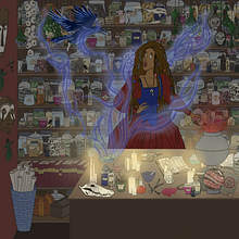 My project for course: Atmospheric Painting in Procreate: From Concept to Color. Digital Illustration, Digital Drawing, and Editorial Illustration project by pati_ - 04.19.2024