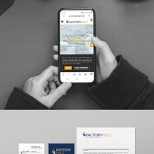 FACTORYPULS. Un projet de Br, ing et identité, Création de logos, Développement web, Webdesign, Conception mobile, Direction artistique, UX / UI, Conseil créatif , et Design graphique de David R. Rois Mendoza - 19.04.2024