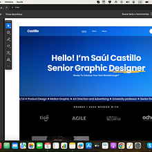 Mi proyecto del curso: Diseño web sin código con Elementor y Wordpress. Web Design, Portfolio Development, App Design, and Digital Product Design project by Saúl Castillo - 07.05.2024
