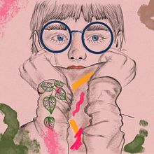 ilustracion de rostro en procreate. Digital Illustration, and Editorial Illustration project by Micaela Schinetti - 04.20.2024