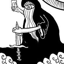Meu projeto do curso: Ilustração para o Tarot: Criar o seu próprio estilo. Projekt z dziedziny  R, sunek, Ilustracja c, frowa,  R i sunek atramentem użytkownika oemcristian - 19.04.2024
