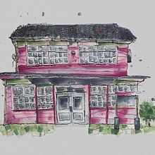 My project for course: Expressive Architectural Sketching with Colored Markers. Sketching, Drawing, Architectural Illustration, Sketchbook & Ink Illustration project by Veronika - 04.21.2024