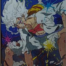 Ilustracion de Luffy Gear 5. Projekt z dziedziny Trad, c i jna ilustracja użytkownika nahuelgutierrez2000 - 21.04.2024