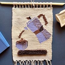 moka. Un progetto di Artigianato, Interior Design, Fiber Art, Tessitura, Textile Design e DIY di Cristina Gibellini - 21.04.2024