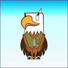 Esteban Rapaz: ¡El águila militar! . % Cesar Arturo Kuroki Tupayachi tarafından hazırlanan Tasarım, Vektör İllüstras, onu, Dijital İllüstras, on, Ve Karakter Tasarımı projesi - 04.22.2024
