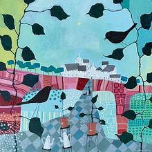 Landschap. Un proyecto de Pintura de t_canwood - 22.04.2024