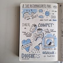 Mon projet du cours : Journal intime illustré : pratiquez au quotidien la pleine conscience Ein Projekt aus dem Bereich Bildende Künste, Skizzenentwurf, Kreativität, Zeichnung und Sketchbook von Lucie Watteyne - 22.04.2024
