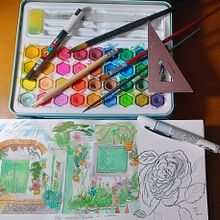 Mi proyecto del curso: Cuaderno de viaje en acuarela . % tere_21 tarafından hazırlanan Geleneksel illüstras, on, Sulubo, a Resim, Mimari İllüstras, on, Ve Eskiz defteri projesi - 04.22.2024