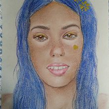 Mi proyecto del curso: Ilustración con pastel y lápices de colores. Un projet de Illustration traditionnelle, Beaux Arts, Dessin au cra, on, Dessin, Dessin de portrait, Dessin réaliste , et Dessin artistique de malagoncarmen5 - 22.04.2024