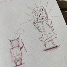 Mi proyecto del curso: Diario de dibujo: crea personajes fantásticos Ein Projekt aus dem Bereich Design von Figuren, Skizzenentwurf, Bleistiftzeichnung, Zeichnung und Sketchbook von camilo-lopez-2002 - 22.04.2024