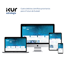 Portal IKUR de Ciencia y Tecnología en Euskadi.. Un proyecto de UX / UI de Sara Madrigal Abaroa - 23.04.2024