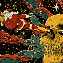 Christmas poster art Vintage Illustration. Un projet de Illustration numérique, Illustration traditionnelle, Illustration éditoriale et Illustration vectorielle de Danilo Henrique - 23.04.2024