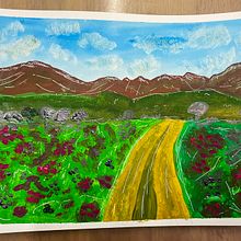 Mi proyecto del curso: Pintura de paisajes con gouache para principiantes. Un progetto di Belle arti, Pittura, Illustrazione naturalistica e Pittura gouache di Ángela Martín Romero - 23.04.2024