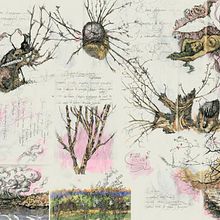 Sketchbook (2022). Un progetto di Illustrazione tradizionale, Calligrafia, Bozzetti e Disegno di Ksenia Domahina - 24.04.2024