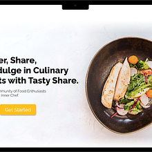 Tasty Share Prototipo interactivo. UX / UI, Web Design, Mobile Design, Digital Design, App Design, and Digital Product Design project by Brandon Gonzalez Carranza - 04.23.2024