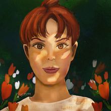 Mon projet du cours : Portrait numérique : personnages féminins en lumière naturelle. Character Design, and Digital Illustration project by Christian Padovani - 04.24.2024