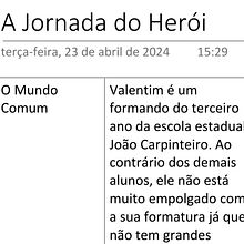 Meu projeto do curso: Escrita de romance passo a passo. Escrita, Criatividade, Storytelling, Narrativa, Escrita de ficção, e Escrita criativa				 projeto de costasanchezj - 22.04.2024