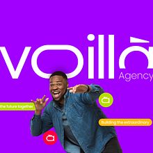 Voillà Agency - Visual Identity. Projekt z dziedziny Design, Br, ing i ident i fikacja wizualna użytkownika Isac Bule - 24.04.2024