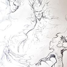Mi proyecto del curso: Sketchbook fantástico: dibuja personajes desde la imaginación. Traditional illustration, Creativit, Drawing, and Sketchbook project by Nahuel Ventura - 04.24.2024