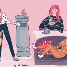 Mi proyecto: Ilustración de personajes a partir de la observación. . Traditional illustration, Character Design, Drawing, and Sketchbook project by Loli Roberts - 04.30.2024